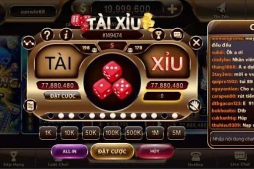 Tài xỉu - tựa game giải trí được yêu thích nhất hiện nay